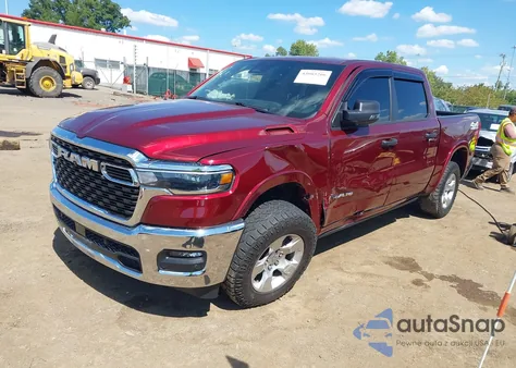 2025 Ram 1500 Big Horn/Lone Star из США, поврежденный, VIN 1C6RRFFG4SN511356